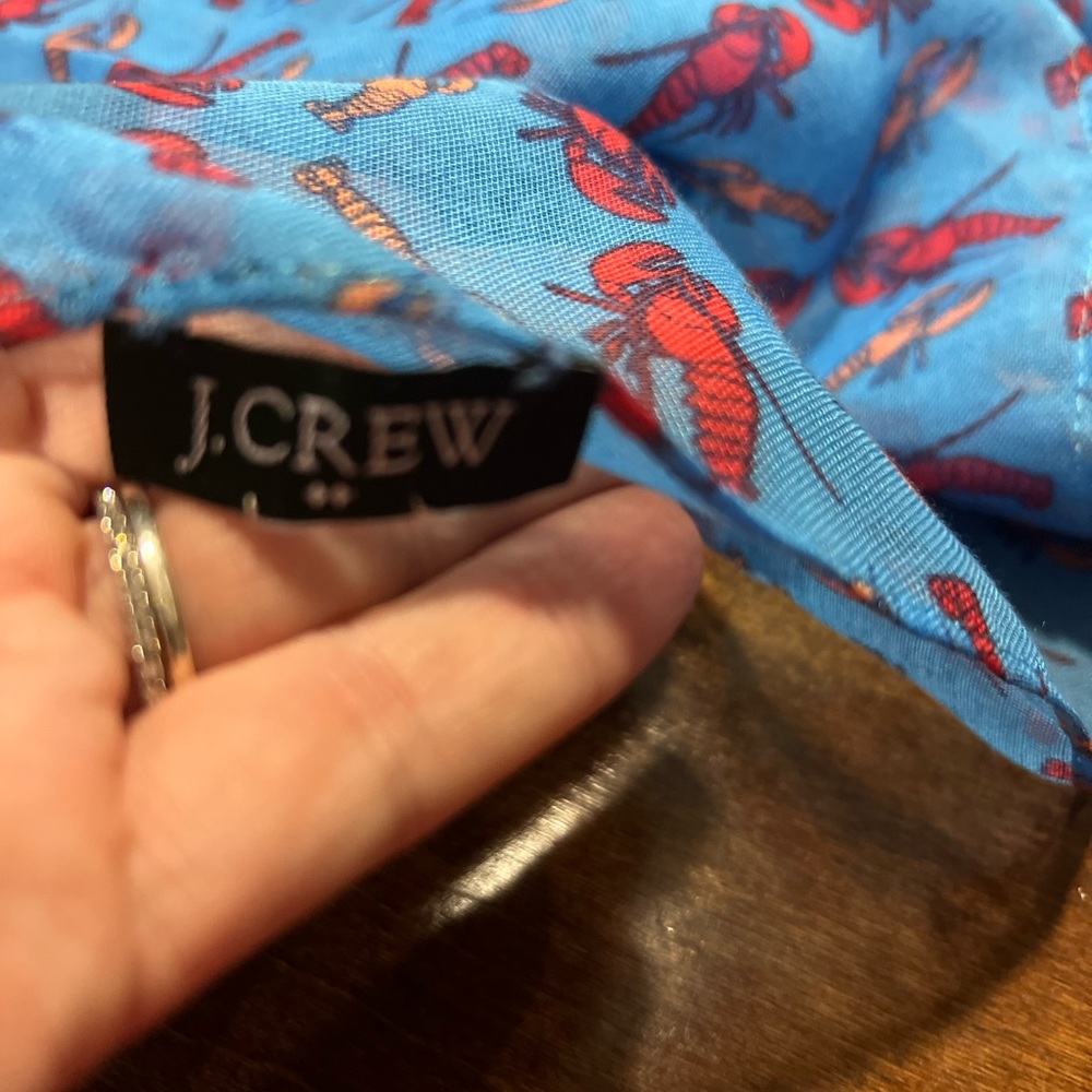 Jcrew lobster print scarf 🦞